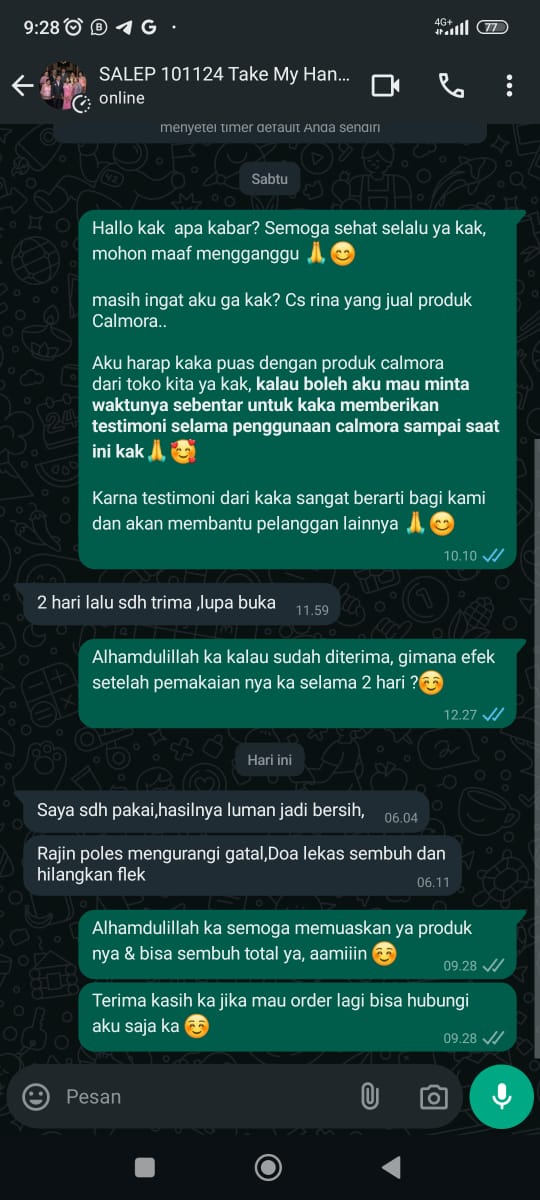 Testi Calmora 2